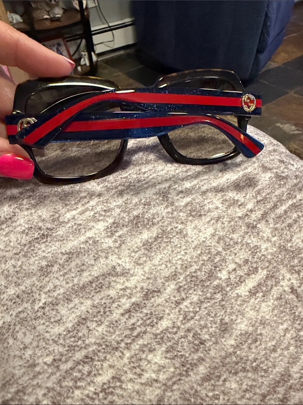 Gucci Brown Tortoiseshell Square Women's Sunglasses
